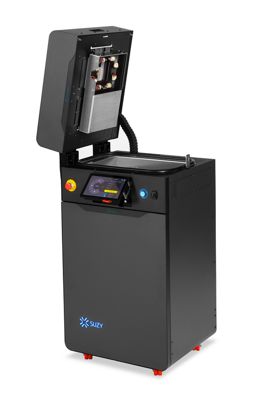 SUZY SLS 3D printer open flap