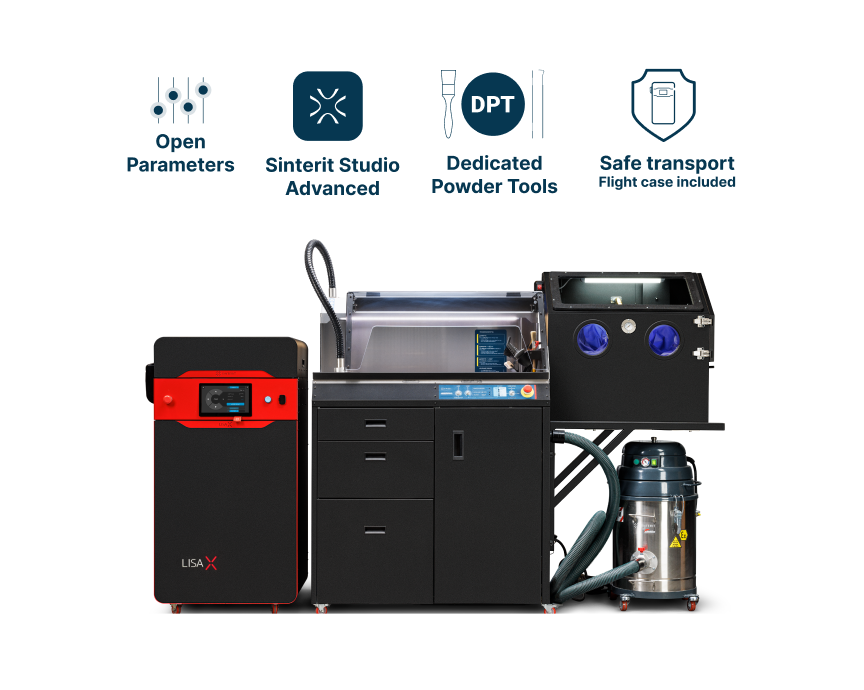 Lisa X Performance Set Intertek – Affordable Open SLS 3D Printing